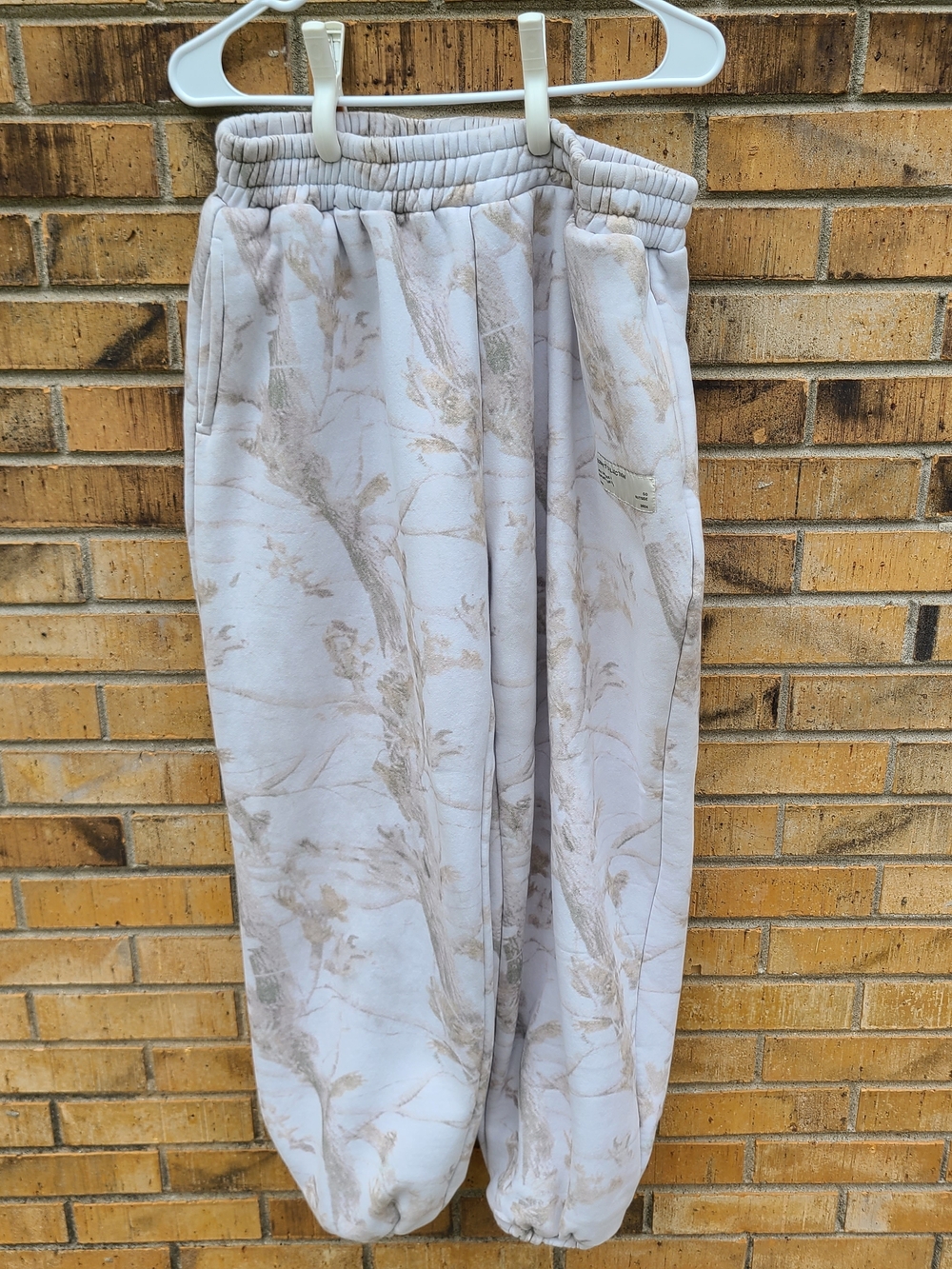 COMFRT COLLECTION Women's 2xl Tree Camo Fleece Jogger Sweatpants Elastic Waist